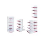 ⁦رفوف سوبرماركت نفيسة نهاية مسار ابيض الارتفاع : 165 سم  القاعده :45 سم  الرفوف:40 سم⁩ - الصورة ⁦3⁩